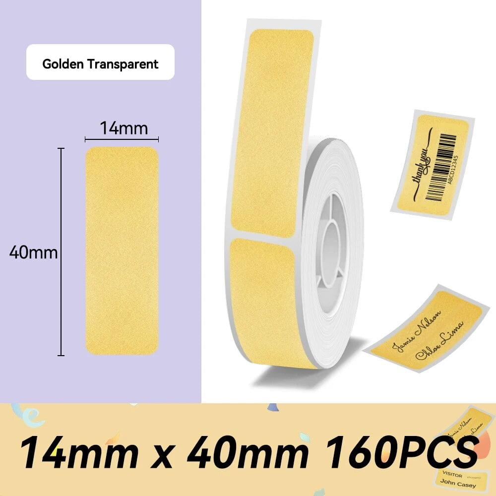 Q30/Q30S/Q31 Adhesive Labels White 14x30mm Printing Paper Tape Printer