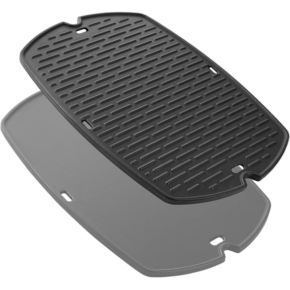 Q3200 Griddle Replacement for Q3200 Q300 Q3000 Q320 Q3100 Grill Parts Griddle Inserts Plates Part 6506 Q Grate Replacement Full Size