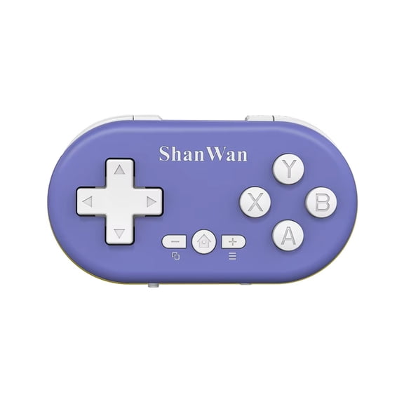 Q36XDV Portable Mini Wireless Game Controller - Pocket Bluetooth Gamepad for Android iOS Windows, Multi-Function Media Control