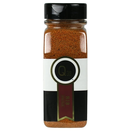 Q39 Authentic Rib Rub A Sweet Flavor Rub With Spices For Flavor 11 Ounce Shaker