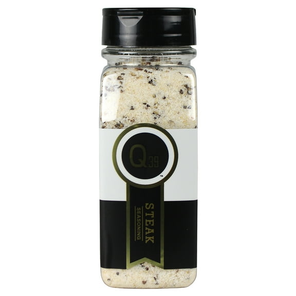Q39 Steak Seasoning Salt Pepper & Garlic Rub For Meat & Veggies No MSG 16 oz