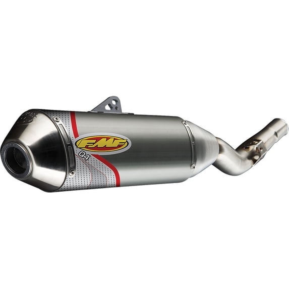Q4 Spark Arrestor Slip-On - Aluminum Muffler - Stainless Midpipe Natural