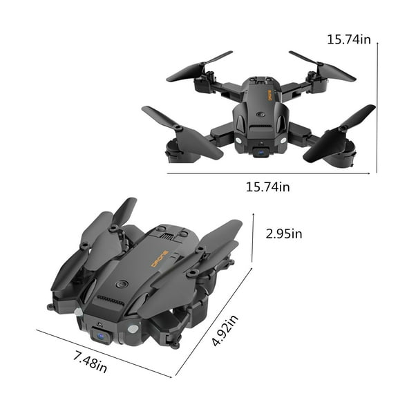 Q6 Three-Sided Obstacle Avoidance Drone, 4K Dual Camera, Foldable Design, 7-Min Flight, For Aerial Photography And Beginners, 11X11X2.7In 0.76Lb