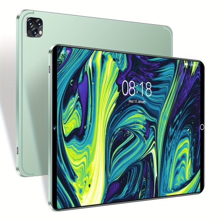 Q7 2025 Newest 10.1 Inch Android 14 Tablet - 8GB(4+4GB Expand) RAM, 256GB Storage, Dual Camera, Rechargeable Lithium-Polymer Battery, HD Smart Tablet