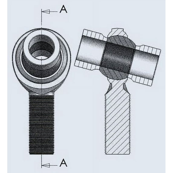 QA1 Precision Products, Inc SG84 QAPSG84 SPACER ROD END SS 1/2 X .250