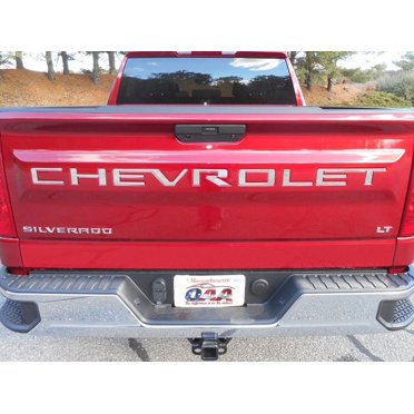 American Flag Reflective Tailgate Inserts For Chevrolet Silverado 2019-2024 – Glossy Finish