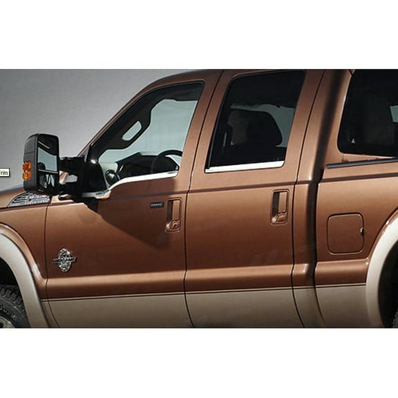 QAA 4 Piece Stainless Steel Window Sill Trim Kit for Ford 250/350 Trucks