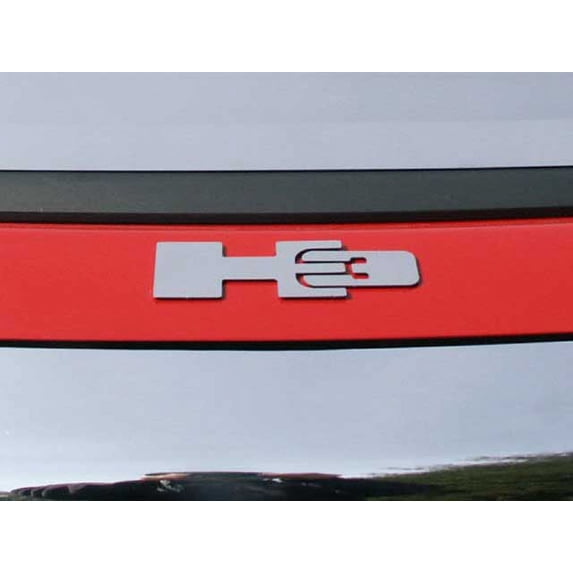 QAA HV46308 Polished Letter Graphics 2Pc Fits 06-09 H3
