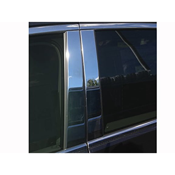 QAA Is Compatible With 2017-2021 Chrysler Pacifica 4 Piece Stainless Steel Pillar Post Trim PP57750