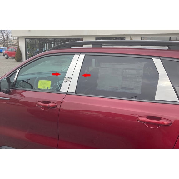 QAA PP71820 Polished Pillar Post Trim 4Pc Fits 21-23 Sorento
