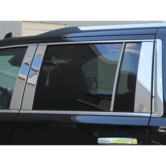 QAA Polished Pillar Post Trim 10 Pc Fits 2021 Suburban 4 Dr
