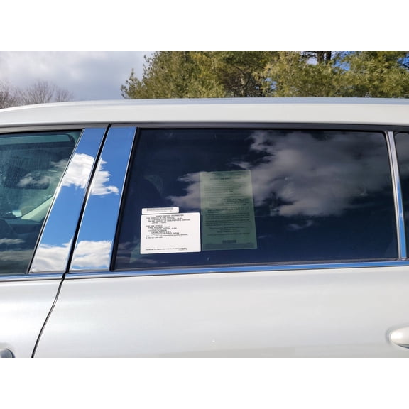 QAA Polished Pillar Post Trim 6 Pc Fits 2020-2022 Highlander Crossover