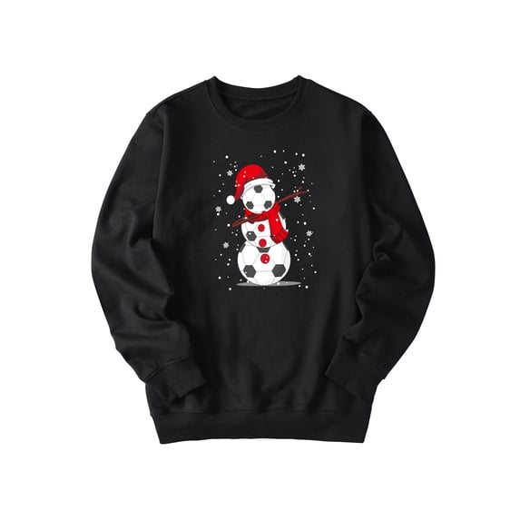 QAFOPEH Women Christmas Graphic Printed Crew Neck Long Sleeve Solid Color Top