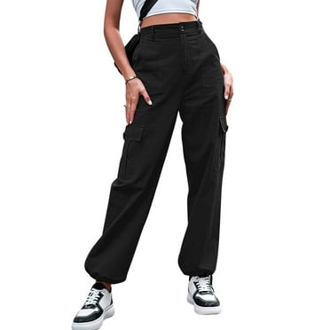 MixMatchy Women's High Waist Comfy Stretchy Bootcut Trouser Pants ...