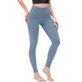 thumbnail image 1 of QAFOPEH Women Tie-Dyed High Waisted Yoga Pants Stretchy Solid Legging, 1 of 2