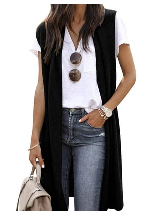Long Sleeveless Cardigans