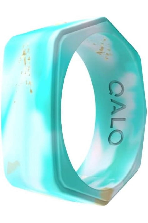 Men & Women's Rubber Silicone Ring, Folds of Honor Stars and Stripes Modern, Rubber Wedding Band, Breathable, Durable Unisex Engagement Silicone Ring, 6mm Wide 1.85mm Thick, Multi Sizes