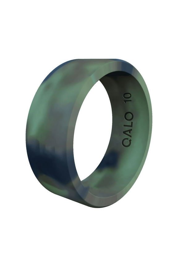 Men's Classic Ultra-Durable Silicone Ring, Camo, Size 10