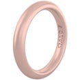 thumbnail image 1 of QALO Women's Stackable Rubber Silicone Ring - Rose Gold Classic Silicone Ring Size 05, 1 of 7