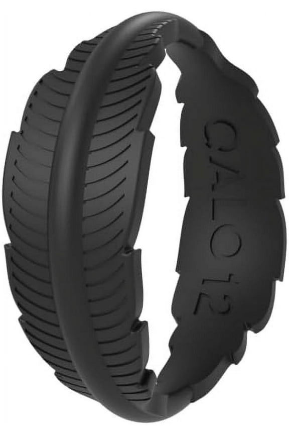 Men's Rubber Silicone Ring, Polished Step Edge Rubber Wedding Band, Breathable, Durable Rubber Wedding Ring for Men, Multi Packs, Multi Colors