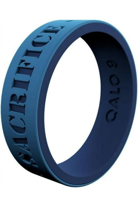 Men's Rubber Silicone Ring, Polished Step Edge Rubber Wedding Band, Breathable, Durable Rubber Wedding Ring for Men, Multi Packs, Multi Colors