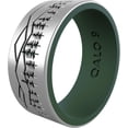 thumbnail image 2 of Men's Silicone Wedding Ring – Breathable Rubber Band, 8mm, Classic Style, Unisex Fit 2 of 4