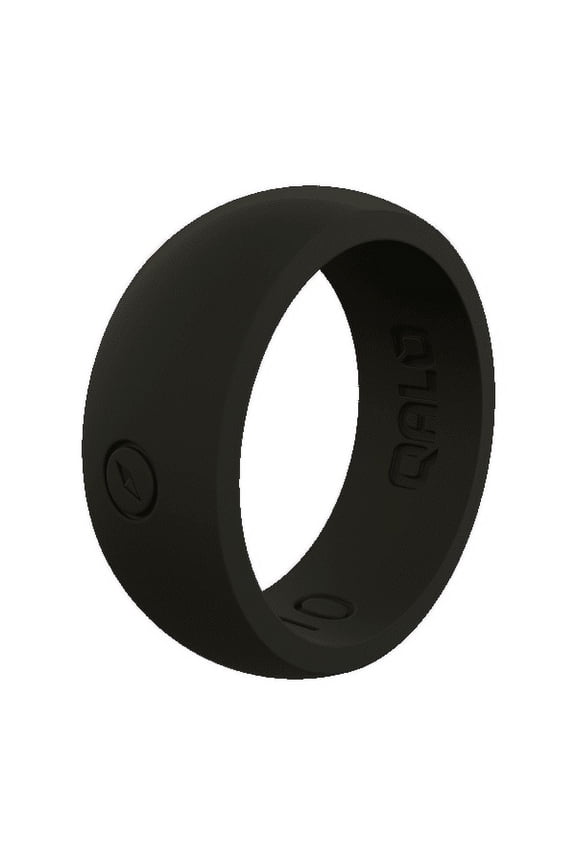 Mens Black Classic Outdoors Silicone Ring Size 14