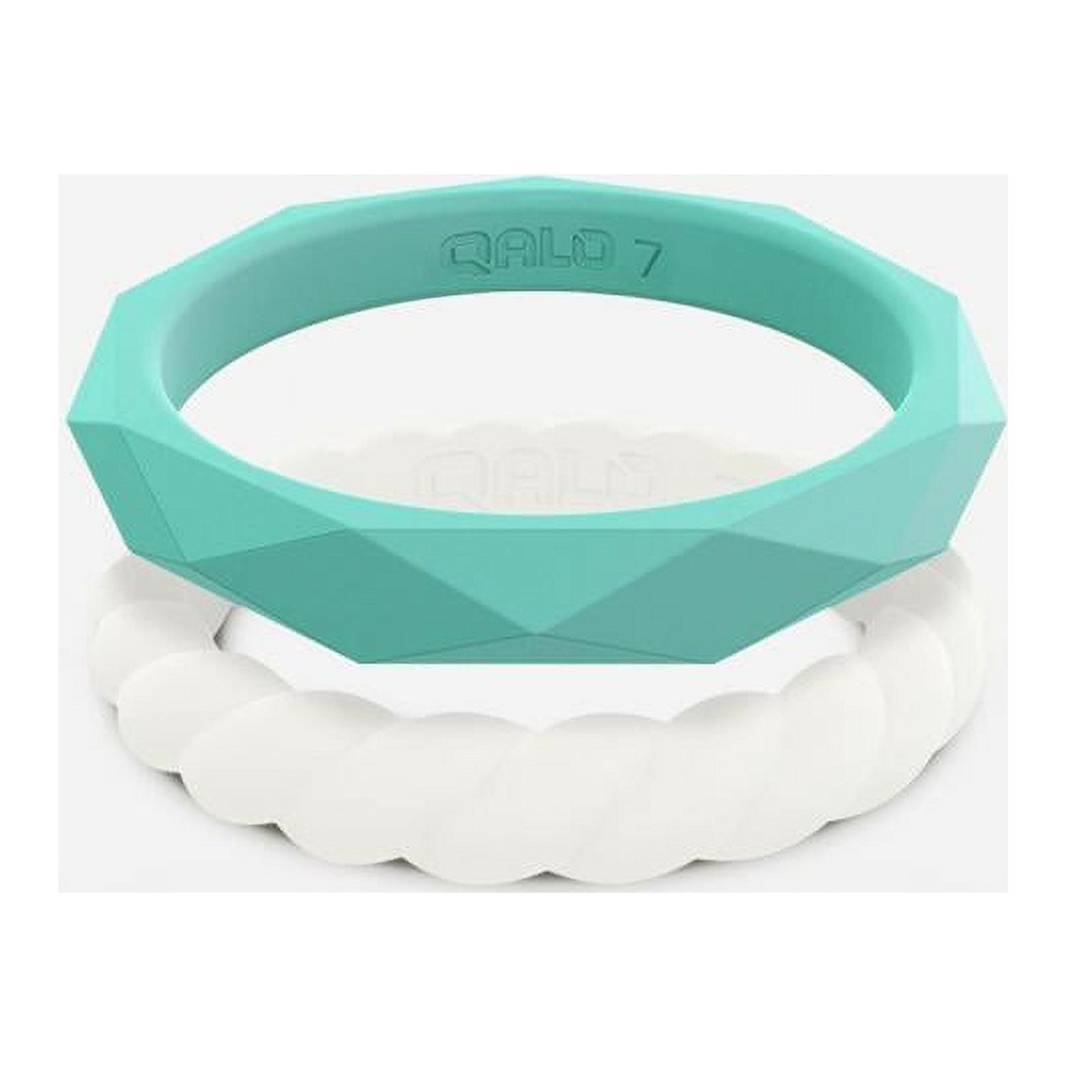 QALO Standard Womens Stackable Silicone Ring Collection G Size 05 ...