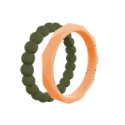 QALO Standard Womens Stackable Silicone Ring Collection I Size 06