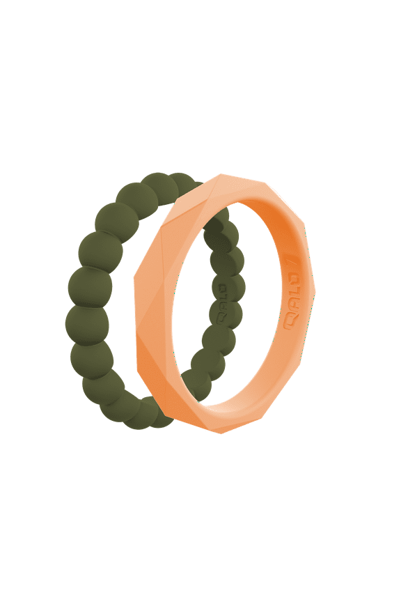 Standard Womens Stackable Silicone Ring Collection I Size 07