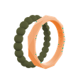 thumbnail image 1 of QALO Standard Womens Stackable Silicone Ring Collection I Size 08, 1 of 2