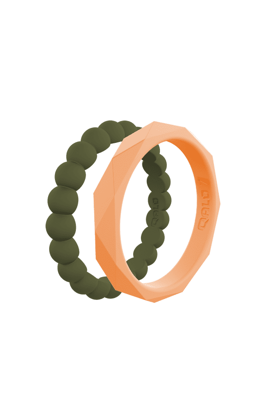 Standard Womens Stackable Silicone Ring Collection I Size 08