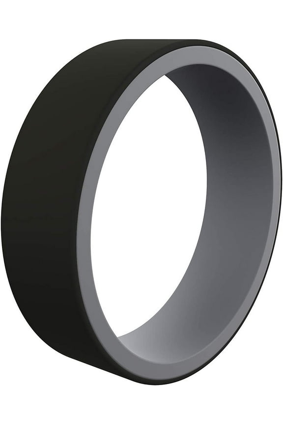 Switch Grey/Black Silicone Ring Size 11