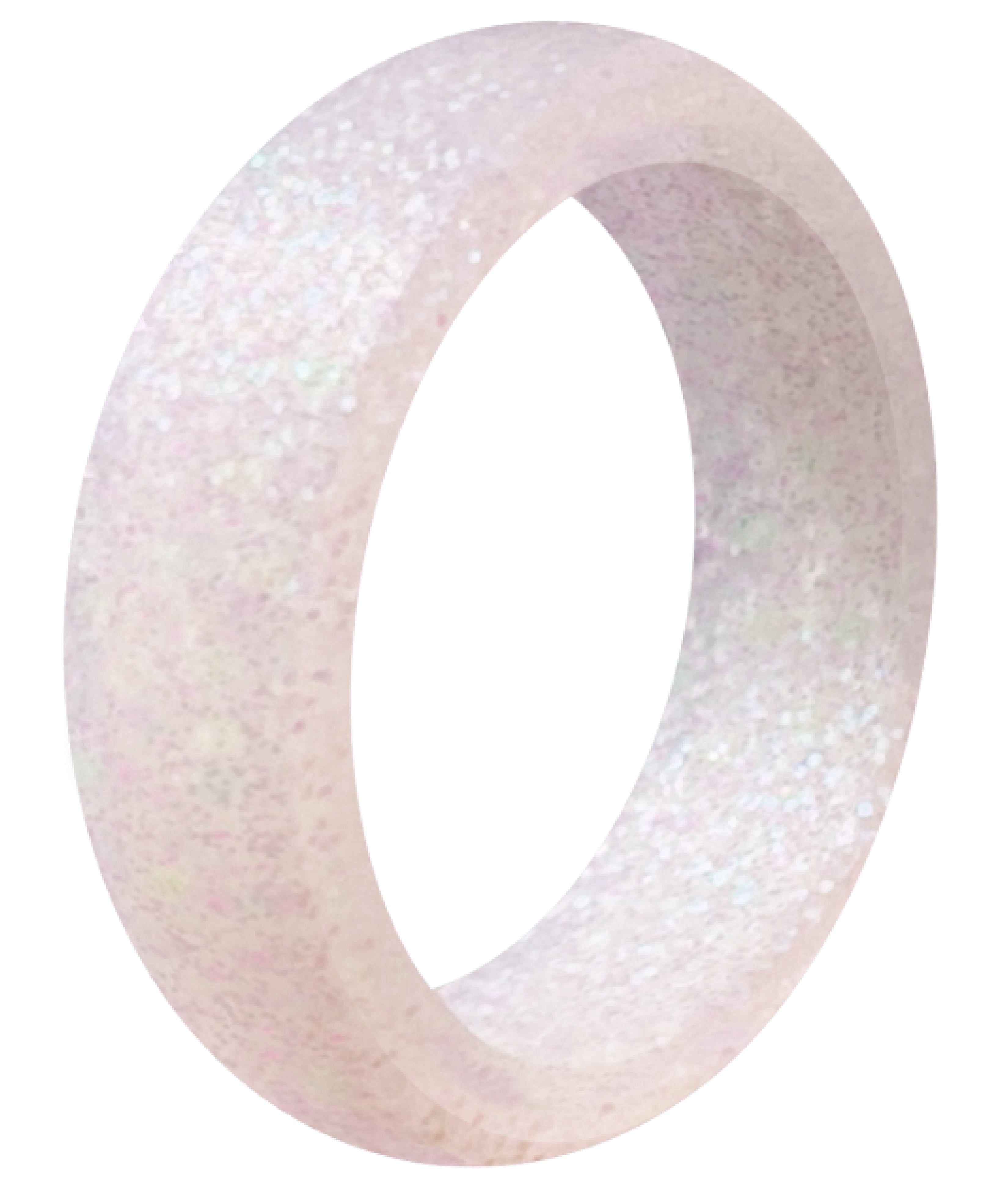 QALO Women's Rubber Silicone Ring - Pixie Dust Classic Silicone Ring ...