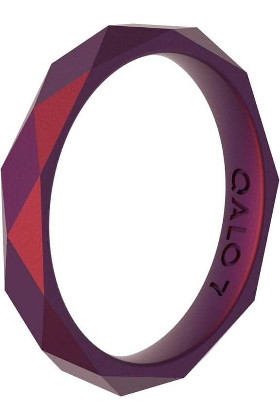 Women's Rubber Silicone Ring, Stackable Rubber Wedding Ring for Women, Breathable, Durable Engagement Silicone Band, 3.5mm Wide 2.5mm Thick, Holographic Green, Size 10