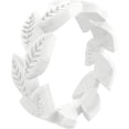 thumbnail image 1 of QALO Women's Pearl Vine Silicone Ring – Durable Wedding Bands with Flexible Comfortable Fit – Skin-Friendly and Lightweight Design – Size 05, 1 of 5