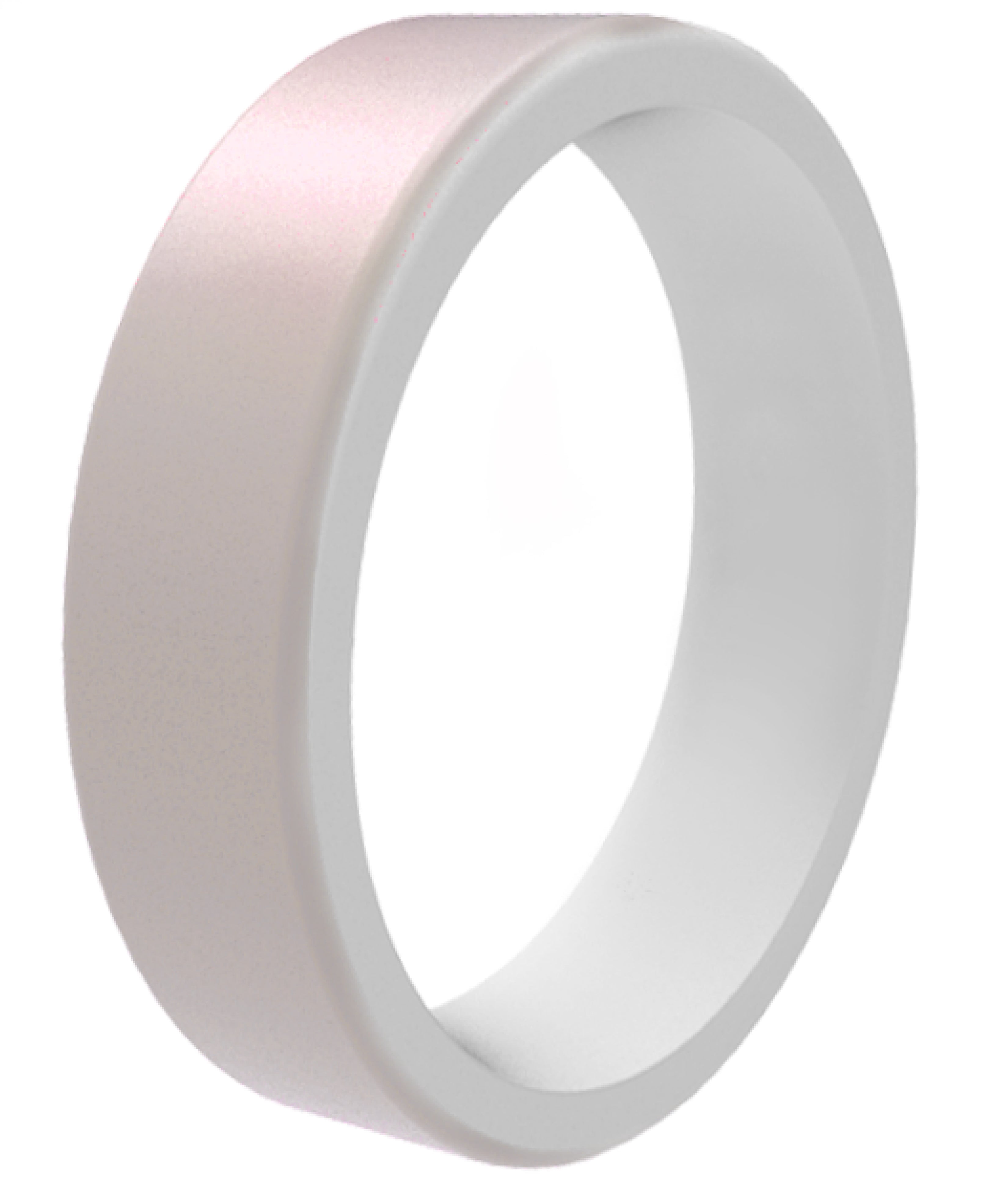 QALO Women's Switch Opal/White Holographic Silicone Ring Size 05 ...