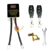 QAOlDH Car Battery Disconnect Cut Off Isolator Master Switch W Wireless Remote Control