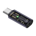 thumbnail image 1 of QAOlDH Light Purple 3.5Mm To Type C Type-C To 3.5Mm Headphone Adapter Suitable For Mobile Phones And Tablets Hd Decoding Audio Adapter, 1 of 7