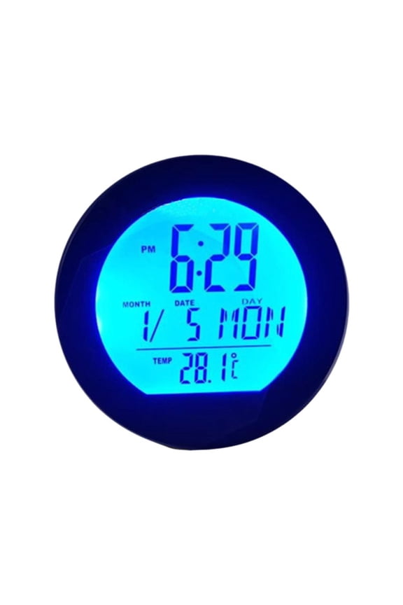 Solar Car Clo Digital Time Watch 2 In 1 Auto Clos No Thermometer Wiring