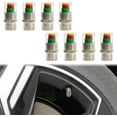QAQ8pcs Universal Car Tire Pressure Monitor Valve Stem Caps Sensor