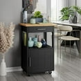QAQA Kitchen Island Cart cart on Wheels with ，Rolling Portable Dining