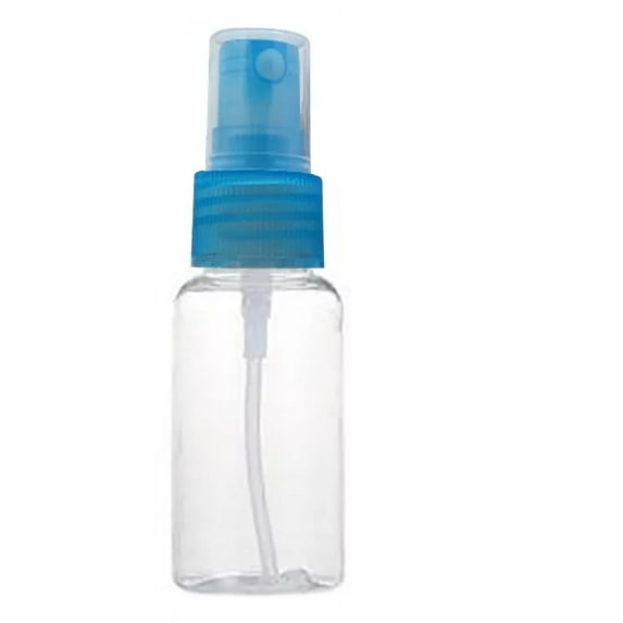 QAQuu 1Pc Fine Mist Spray Bottles, 3.4 oz/100ml Refillable Plastic Empty Small Spray Bottle, Portable Clear Travel Spray Bottle for Travel, Cleaning, Skin Care and Gardening, Mini Spray Bottle