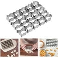 thumbnail image 1 of QAQuu Goldfish Cracker Cutter, 25 Cavity Fish Cookie Cutters, Stainless Steel Gold Fish Mold for Non-stick Dough, 1 of 9