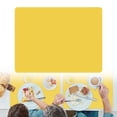thumbnail image 1 of QAQuu Silicone Placemat, Food Grade Heat-Resistant Non Slip Placemats, Waterproof Stain Resistant Table Mats for Dining Table, Washable Place Mats, Kitchen Counter Mat, 15.8" x 11.8", Yellow, 1 of 9
