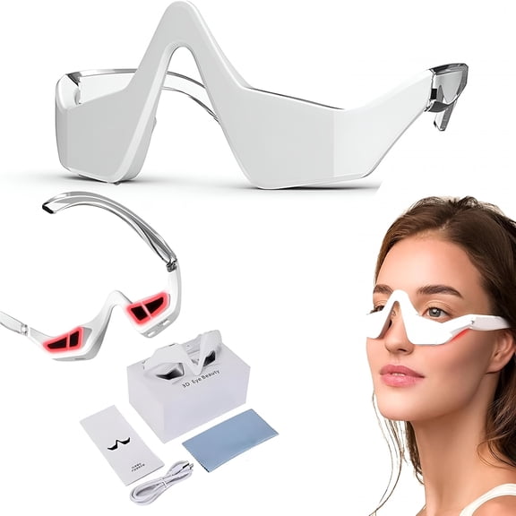 QARUN 1 Pcs Eyelift Device,Best Under-Eye Massager,Eye Bag Remover Glasses for Remove Dark Circles,Puffy Eyes,Relax Eyes Strain