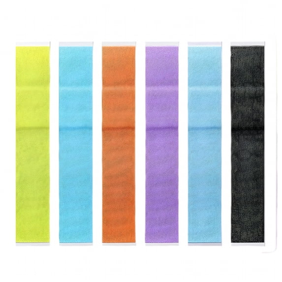 QARUN 10Pcs Flexible Fabric Adhesive Bandages Colorful Elastic Cloth Bandages Fingertip Bandage For Wound Care And First Aid