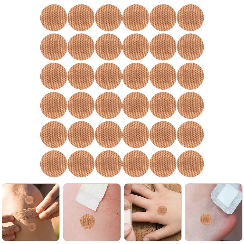 QARUN 2026 New 100Pcs Small Round Bandages Spot with Elastic Fabric for ...