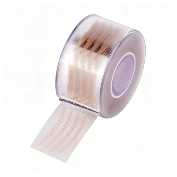 QARUN 2026 New 600Pcs Eyelid Tape Adhesive Invisible Double Eyelid Tape Stickers for Home, Salon, Travel, Daily (Mesh Pattern S)