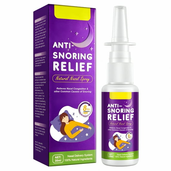 QARUN 2026 New Anti Snoring Spray, Snoring Solution to Help Open the Throat & Air Passage, Effective Stop Snoring Snoring Spray Snoring Sleep Spray 30Ml